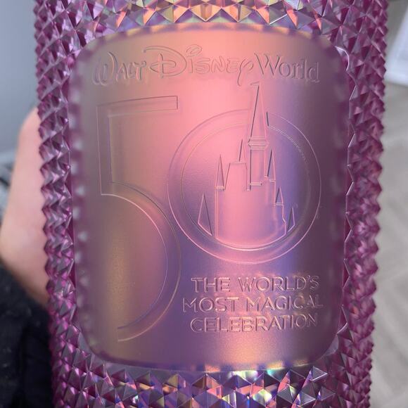 Starbucks Disney 50th anniversary studded  tumbler PINK